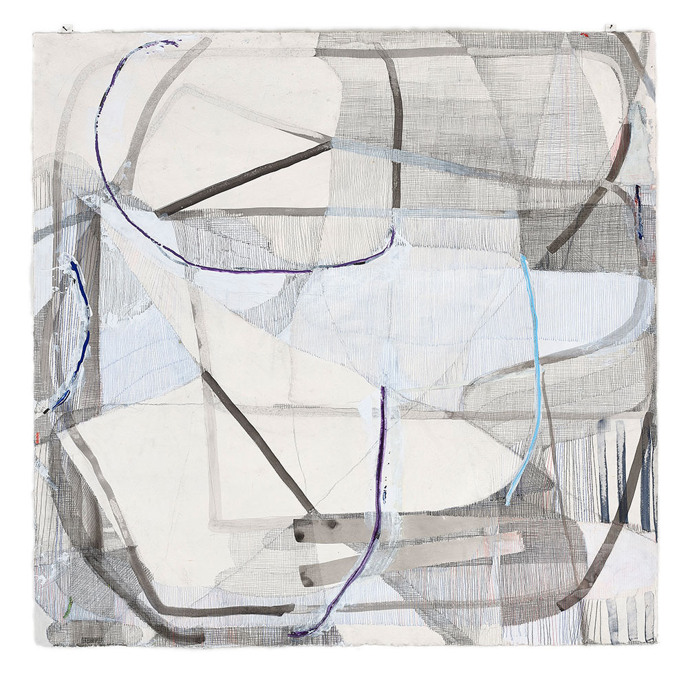Zeichnung © Jana Troschke 04-10-2024 | Bleistift Tusche Acryl | 123,5 x 125,5 cm