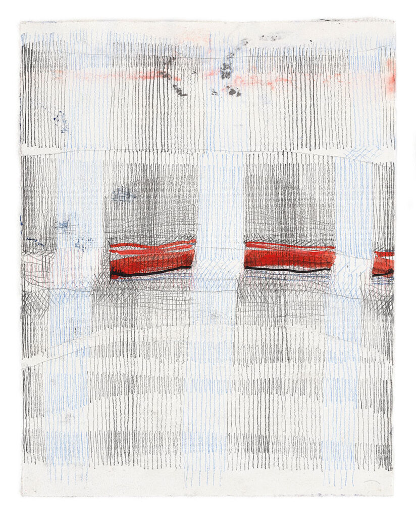 Zeichnung © Jana Troschke | Bleistift Tusche Acryl | 37 x 29 cm | 24.06.2024